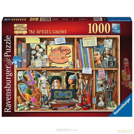 RAVENSBURGER 1000 el. Szafa artysty [PUZZLE]