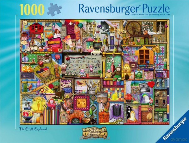 RAVENSBURGER 1000 el. Szafka z rękodziełem [PUZZLE]