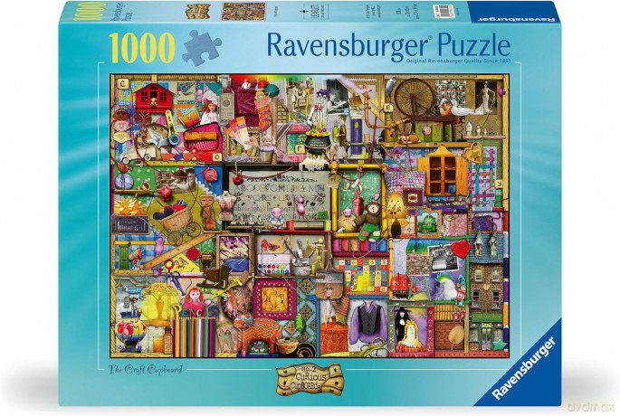 RAVENSBURGER 1000 el. Szafka z rękodziełem [PUZZLE]