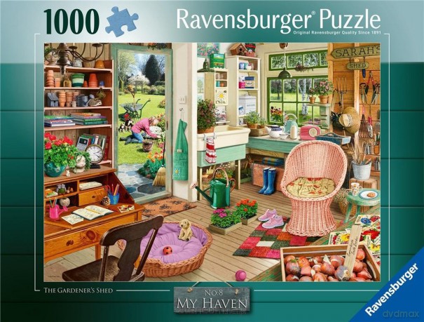 RAVENSBURGER 1000 el. Szopa ogrodowa [PUZZLE]