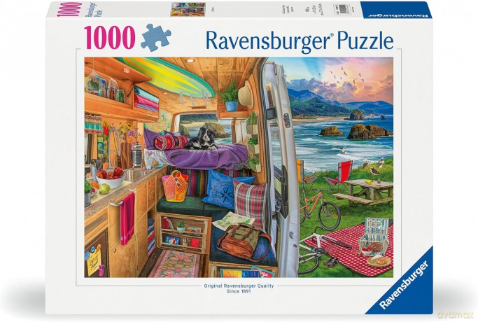 RAVENSBURGER 1000 el. Widok z kampera [PUZZLE]