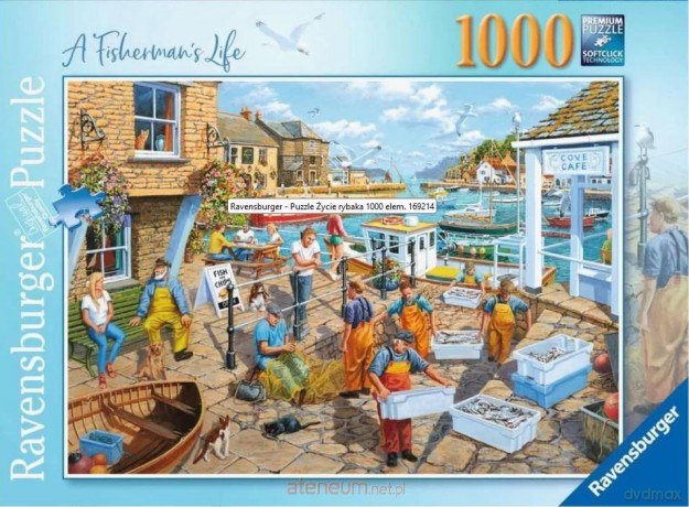 RAVENSBURGER 1000 el. Życie rybaka [PUZZLE]