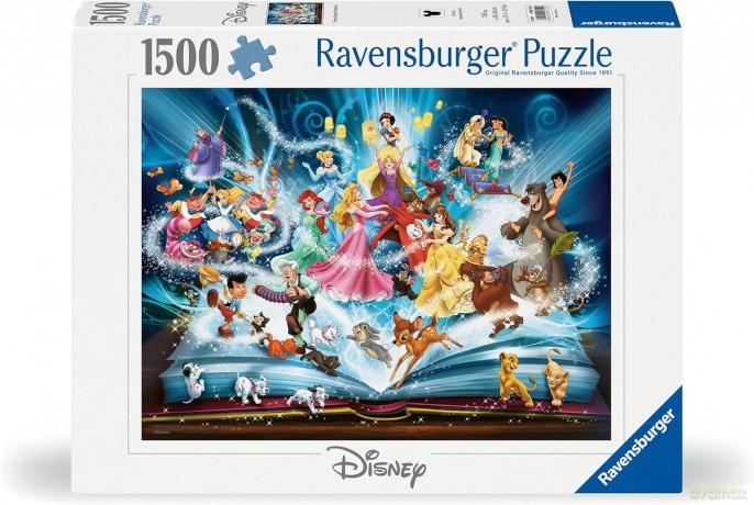 RAVENSBURGER 1500 el. Księga opowieści Disneya [PUZZLE]