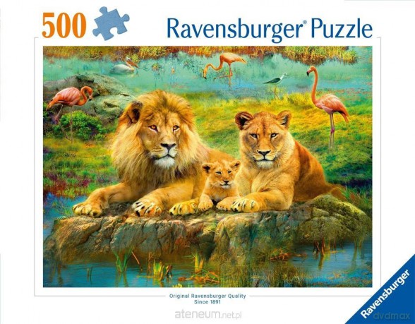 RAVENSBURGER 2D 500 el. Dzika przyroda [PUZZLE]