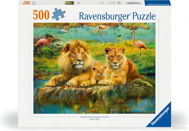 RAVENSBURGER 2D 500 el. Dzika przyroda [PUZZLE]