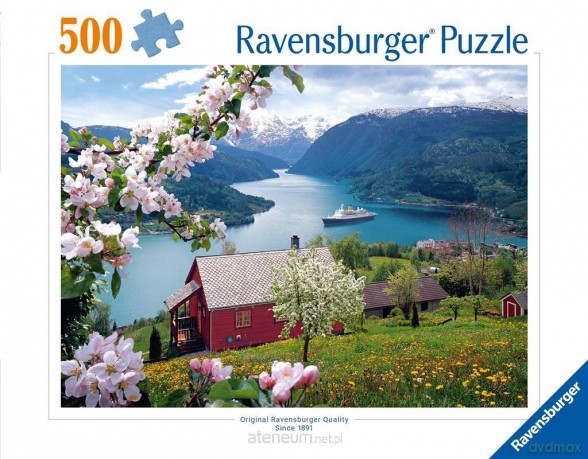 RAVENSBURGER 2D 500 el. Skandynawska idylla [PUZZLE]