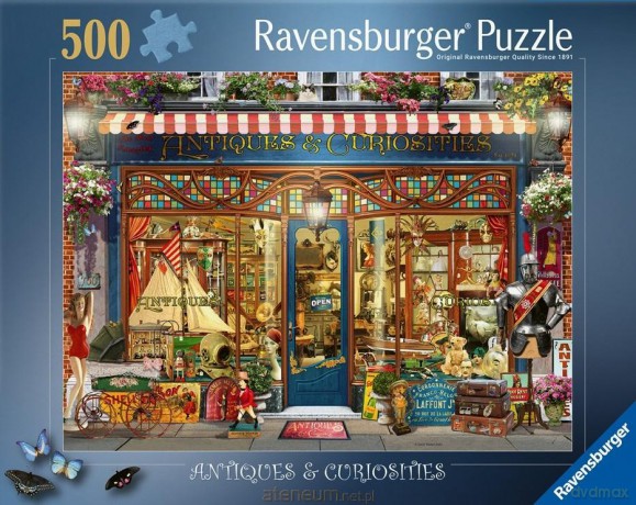 RAVENSBURGER 500 el. Witryna z Antykami [PUZZLE]