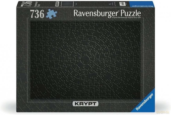 RAVENSBURGER 736 Krypt Czarne [PUZZLE]