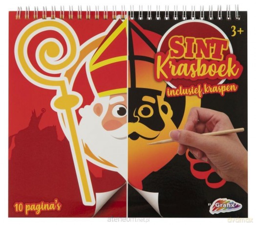 Scratchbook A4/10 z obrazkami świątecznymi