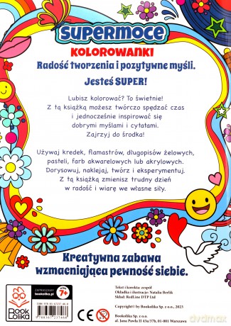 Super dziewczyna. SuperMoce kolorowanki [KSIĄŻKA]