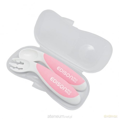 Sztućce edukacyjne peach