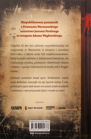 Tragedia 63 dni - Janusz Patalong [KSIĄŻKA]