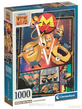 CLEMENTONI 1000 el. Compact Despicable Me 4 [PUZZLE]