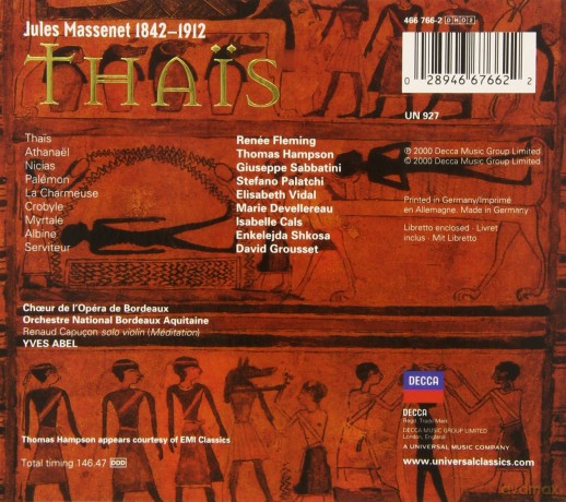 Renee Fleming: Massenet: Thais [2CD]