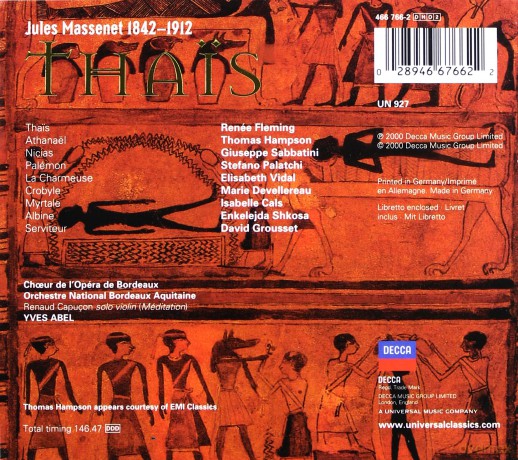 Renee Fleming: Massenet: Thais [2CD]