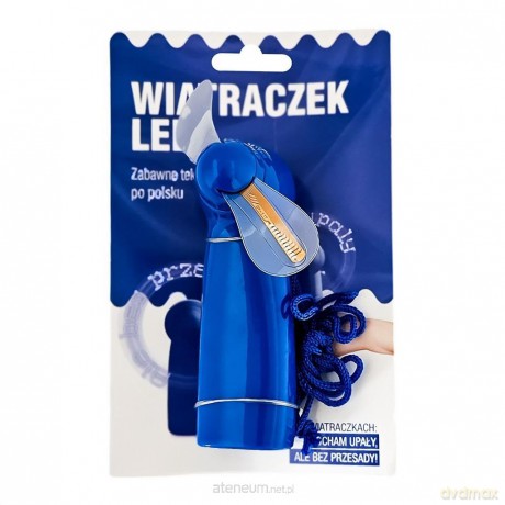 Wiatraczek led niebieski