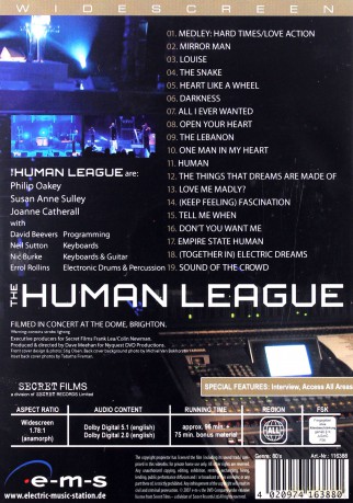 Human League: Live At The Dome [DVD]