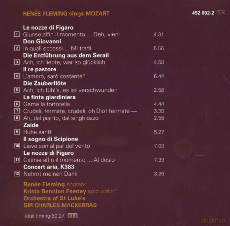 Renee Fleming: Mozart Arias [CD]