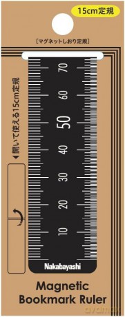 Zakładka magnetyczna do książek 15cm czarny