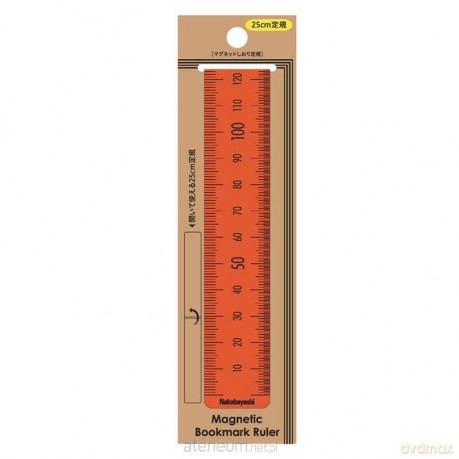 Zakładka magnetyczna do książek 25cm pomarańczowy