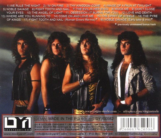 Virgin Steele: Noble Savage [CD]