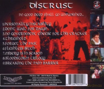 Distrust: No Good Deed Shall Go Unpunished [CD]