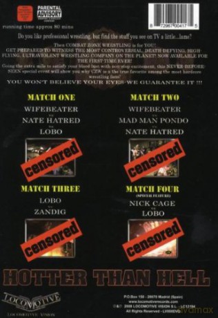 Combat Zone Wrestling - Hotter Than Hell [DVD]