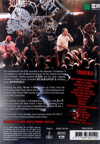 Bodycount & Ice T: Live In LA [2DVD]