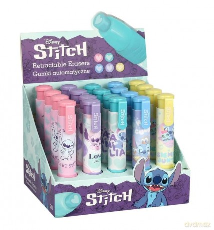 Display Gumka automatyczna Stitch Disney Fashion 20szt.