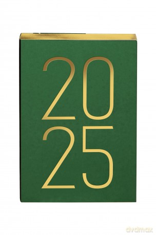 Kalendarz 2025 Art. A5 zielony