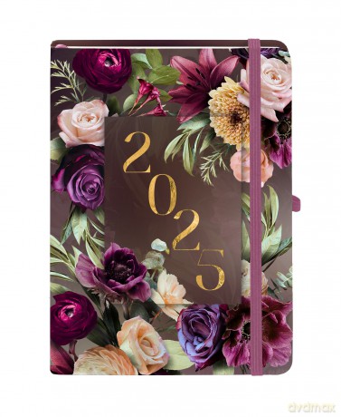 Kalendarz 2025 Botanical B6 Kwiaty