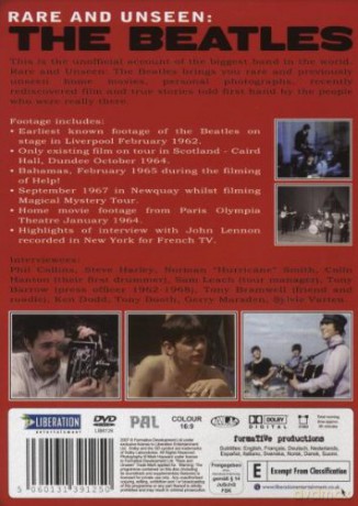The Beatles: Rare & Unseen [DVD]