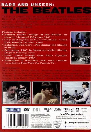 The Beatles: Rare & Unseen [DVD]