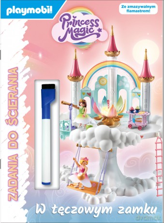 Playmobil Princess Magic. W tęczowym zamku. Zadania do ścierania [KSIĄŻKA]