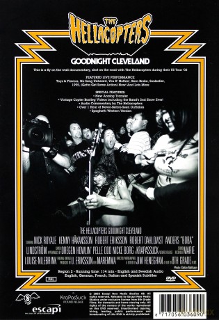 Hellacopters: Goodnight Cleveland (2002) [DVD]