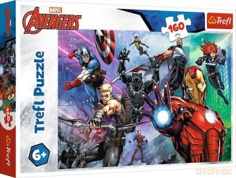 Puzzle 160 Zawsze gotowi bohaterowie Disney Marvel The Avengers 15424 [PUZZLE]