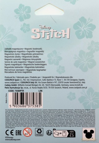 Zakładki magnetyczne Disney Fashion Stitch wzór 4