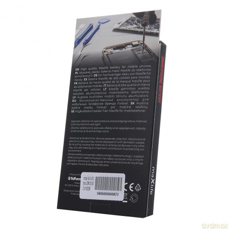 Bateria Maxlife do Samsung S10 EB-BG973ABU 3400mAh