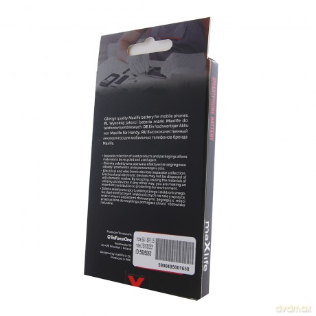 Bateria Maxlife do Samsung S9 Plus EB-BG965ABE 3500mAh