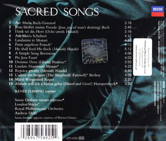 Renee Fleming: Sacred Songs [CD]
