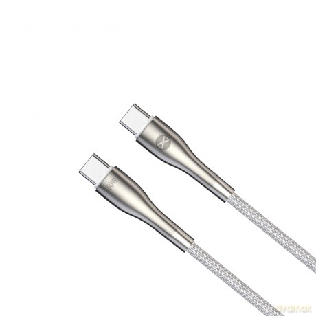 Forever kabel Sleek USB-C - USB-C 2,0 m 60W biały