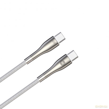 Forever kabel Sleek USB-C - USB-C 2,0 m 60W biały