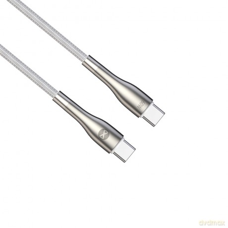 Forever kabel Sleek USB-C - USB-C 2,0 m 60W biały