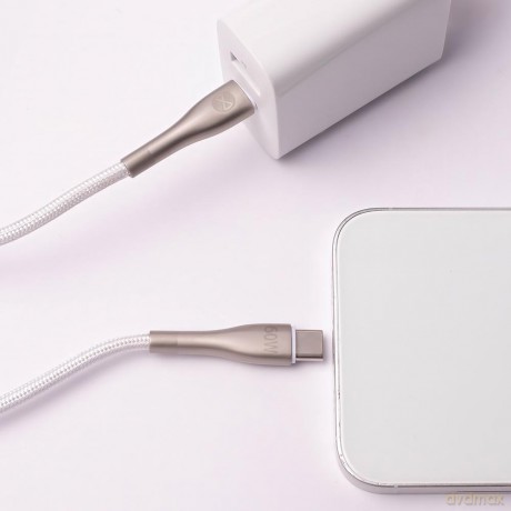 Forever kabel Sleek USB-C - USB-C 2,0 m 60W biały