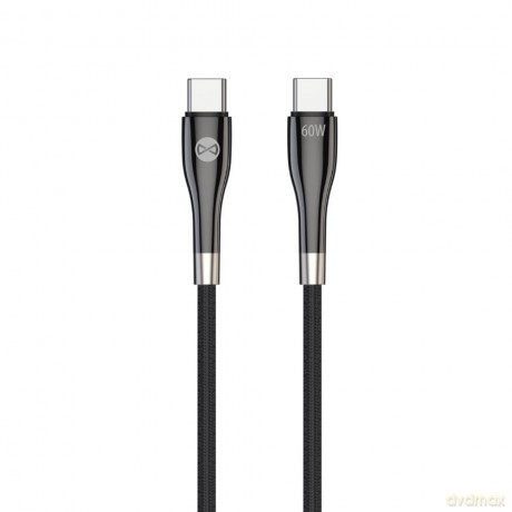 Forever kabel Sleek USB-C - USB-C 2,0 m 60W czarny