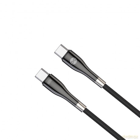 Forever kabel Sleek USB-C - USB-C 2,0 m 60W czarny
