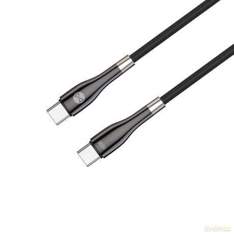 Forever kabel Sleek USB-C - USB-C 2,0 m 60W czarny