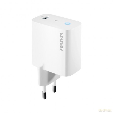 Forever ładowarka sieciowa PD QC TC-06-20C 1x USB-C 20W biała