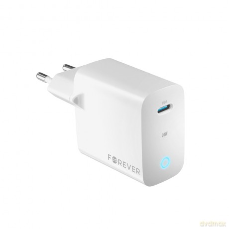 Forever ładowarka sieciowa PD QC TC-06-20C 1x USB-C 20W biała
