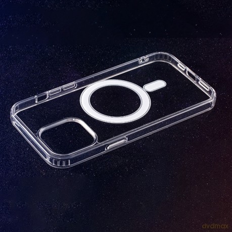 Nakładka Anti Shock 1,5 mm Mag do iPhone 16 6,1" transparentna big hole